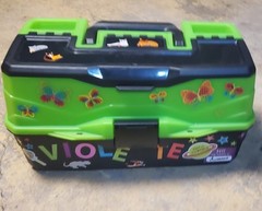 Flambeau Outdoors 6383FG 3-Tray – Classic Tray Tackle Box – Frost Green/Black