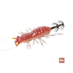 UV Glow Jumping Shrimp Squid Jig 5.5cm 8.9g EGI Style for Night Sea Angling