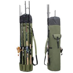 Fishing Rod Case Pole Bag Reel Case Large Capacity Waterproof Carry Bag
