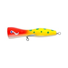 Floating Wooden Popper Lure 20cm 85g UV Groove Rattle Chamber for GT Grouper
