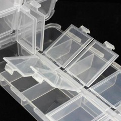 20 Compartments Tackle Box Tackle Utility Plastic Storage organizer 16.5x10x4cm
