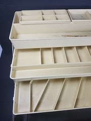 Vintage Old Pal Woodstream Tackle Box PF 3400 3 Trays 2 Removable Trays 16x8x10″