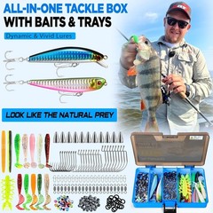 Fishing Essentials Kit: Carbon Fiber Rod, Reel Combo & Floating Net for Success