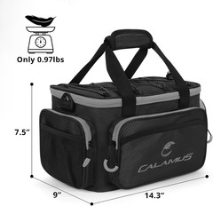 Fishing Tackle Bags – Saltwater & Freshwater Fishing Bags – Rip-Stop PE – Padded