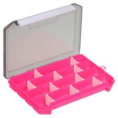 Waterproof Fishing Lure Box Fish Tackle Accessory Storage Container Pink