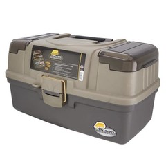 Frabill 6134-03 Tackle Box – Graphite & Sandstone, Three-Tray
