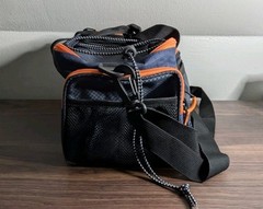 Calamus TB61 Canvas Tackle Bag Blue Orange Fishing Bag NEW