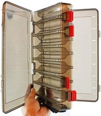 Fishing Lure Storage Box with Clear Visibility and 14 Slots for Organization