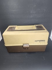 Vintage Old Pal Woodstream Tackle Box PF 3400 3 Trays 2 Removable Trays 16x8x10″
