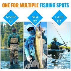 Kit De Accesorios De Pesca Với Senuelos De Superficie Y Ganchos De Lujo Pro
