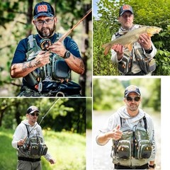 Maxcatch Fly Fishing Vest Pack for Men and Women Fly Fishing Mesh Vest