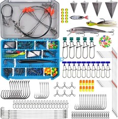 Saltwater Fishing Tackle Kit – 158-Piece Essentials for Anglers