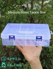 Avlcoaky Jewery or Tackle Box Organizer – plastic