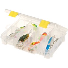 Plano ProLatch StowAway Utility Box 4-16 Adj Compartment 9″L x 7″W x 2″H Clear