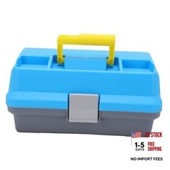 Tackle Box, 3 Layer ABS Storage Organizer with Multiple Compartments and