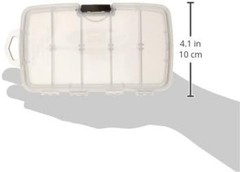 Clear Double-Sided Tackle Organizer with Secure Latching – Perfect for Anglers