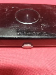 Vintage Garcia 6 Compartment Tackle Box 6-L x 4-W x 1-D Terrific Cond. Germany !