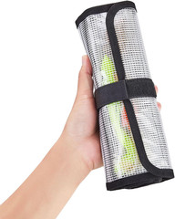 Fishing Lure Wraps Set Durable Vinyl Mesh 6 Pocket Tackle Organizer Waterproof