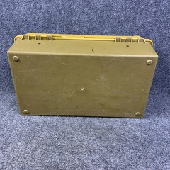 Vtg Plano Lil Hip Six 8106 Harvest Gold Fishing Tool Box Case Chest Tackle Box