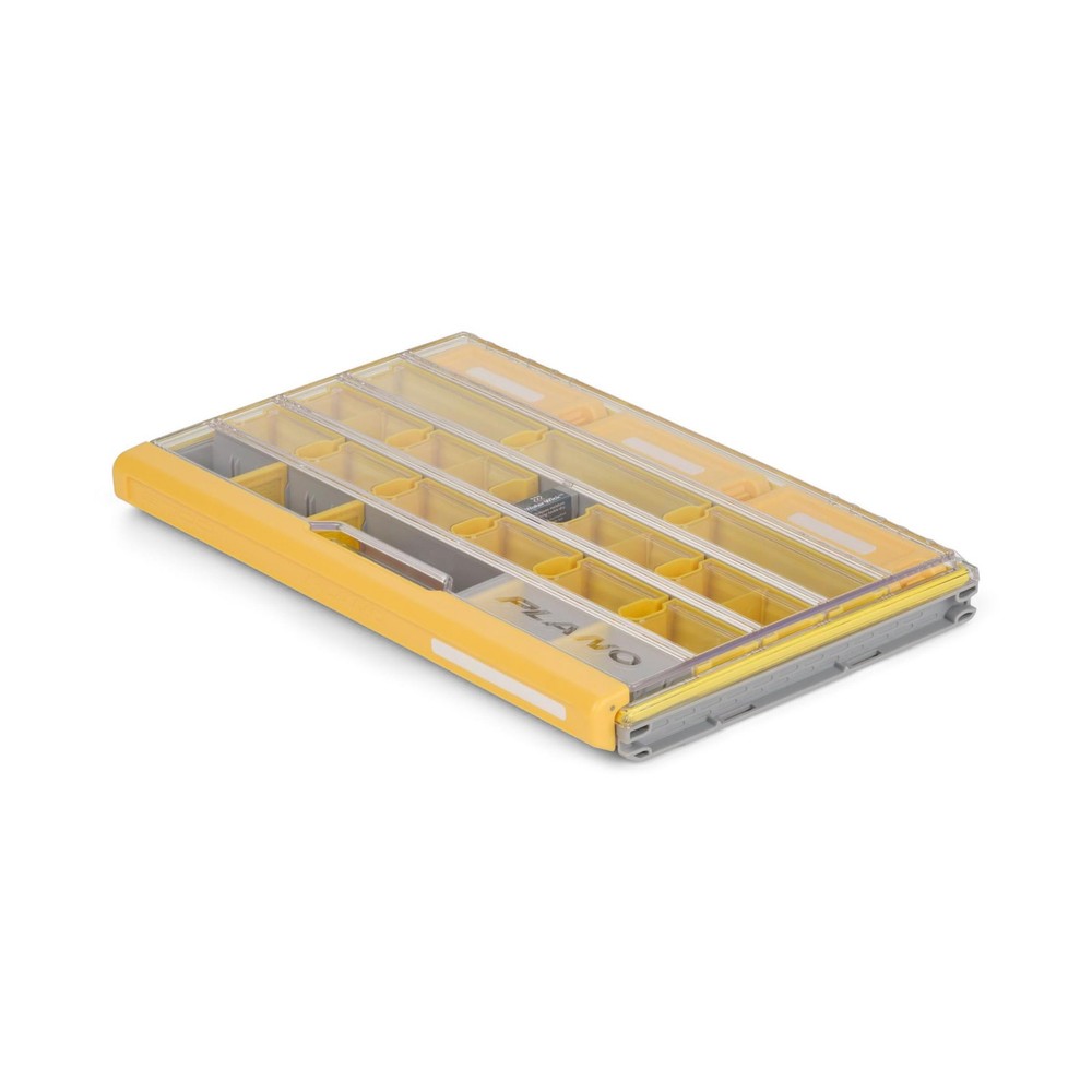 Plano Edge Master Transparent Yellow Portable Tackle Box With Waterproof Seal