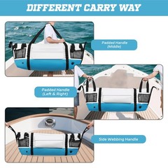 Morxplor Insulated Fish Cooler Kill Bag Flat Bottom-26X18 31X14 40X16 50X18