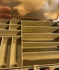 Vintage 1122 Magnum By Plano Fishing Tackle Box Organizer Double Sided 13X9X4