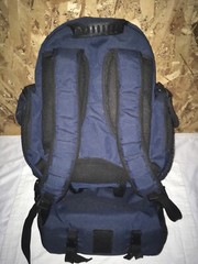 Bass Pro Shop Backpack Blue Vintage With Lower Attachment Bag