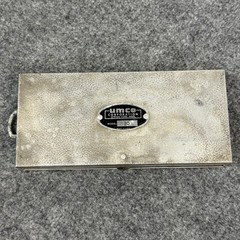 Vintage UMCO Model 10 Aluminum Fishing Tackle Box Utility Case Lures USA READ