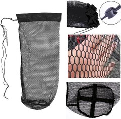 1Pcs Fishing Bag Collapsible Fish Collection Bag Portable Nylon Fishing Net