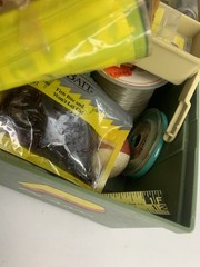 Vintage Plano Fishing Tackle Box 2110 Plastic 1 Tray with Grandpa’s Goodies Mix