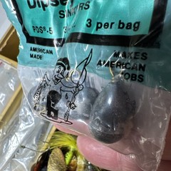 MAGNUM By PLANO Double Sided Portable Fishing Tackle Box LOADED-LURES/HOOKS/ETC
