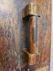 Vintage Tackle Box 17.5×9×8 Hand Made Wood