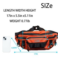 Chardime Fishing Fanny Pack for Men – Lightweight Sling Pack