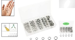 Jigging Assist Hooks Connector Kit – 100 High-Strength Stainless Steel Rings