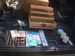 Vintage Woodstream Sportfisher 83 Tackle Box 3 Tier w/Contents Shown