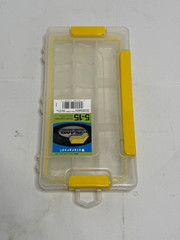 New Plano Model 5-15 Plastic Hinged Waterproof Fishing Lure Tackle Box 9″ x 5″