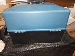 Fish N Chum Deluxe 6-Tray Tackle Box Fold Out Trays, Very Clean! !
