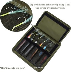 Fishing Jig Bag Large Lures Bags Saltwater & Freshwater,Slow Pitch Jigs Stora…