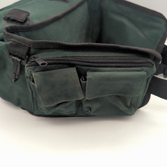 Eagle Claw Large Utility Belt Fanny Pack Green Fishing Outdoor Hiking Tackle Bag