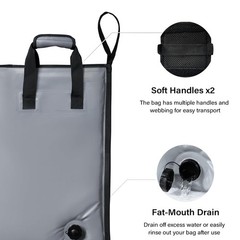 Buffalo Gear Insulated Fish Kill Bag 60X24 Inleakproof Fish Cooler Bag Ykk