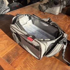 Plano Z-Series 3700 Soft-Sided Fabric Tackle Bag 2-Pocket Gray/Black/Red