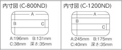 MEIHO Clear Case Portable Tool Box