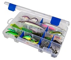 Flambeau 4007 Tuff Tainer Tackle Box with Zerust Dividers – 12 Dividers, Clear