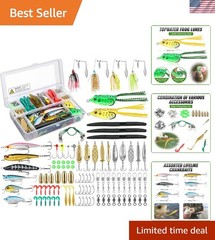 All-in-One 102-Piece Fishing Gear Set – Perfect Tackle Box for Beginners & Dads