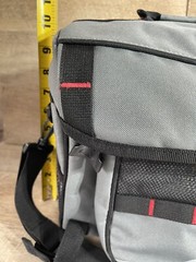 Plano 3700 Tackle Bag Gray Black Red Tackle Tray 15” Long