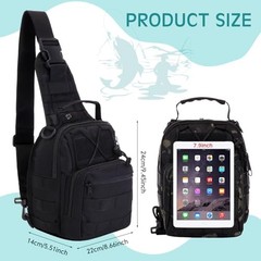 2 Pcs Small Fly Fishing Sling Waterproof Fishing Backpack Outdoor 600d Oxford