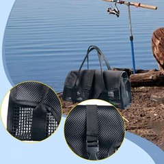 Fishing Jig Bag Portable Padded Handle Design Saltwater Freshwater Lure Bag