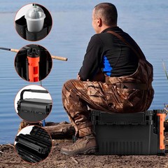 2 Tier Fishing Tackle Boxes Fishing Tackle Storage Box 11 L Fishing Accessories