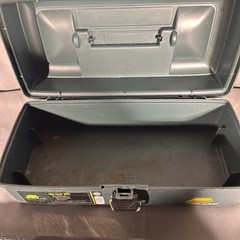 Vintage Plano Green & Black Tackle Box Model 1001 Single Tray Excellent Cond