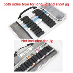 LF Metal Jig Bag Both Sides Case Jigging Bait Pack Holder Portable Bags Carrier
